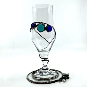 Elanomi Glass Cup for Seder Elijah Kiddush